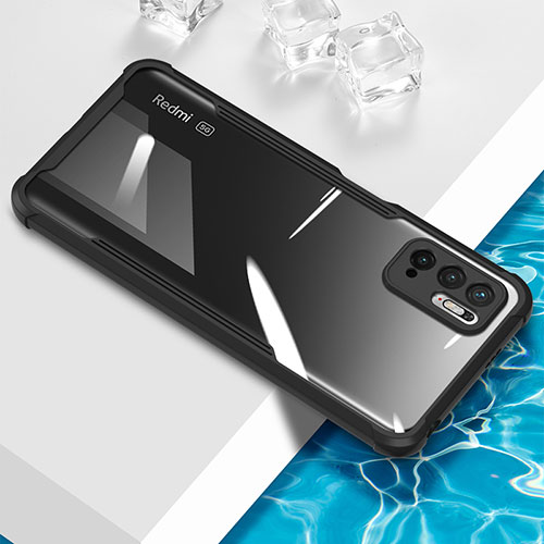 Ultra-thin Transparent TPU Soft Case Cover BH1 for Xiaomi Redmi Note 10 5G Black