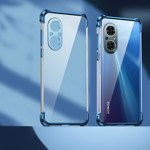 Ultra-thin Transparent TPU Soft Case Cover D01 for Huawei Nova 9 SE Blue