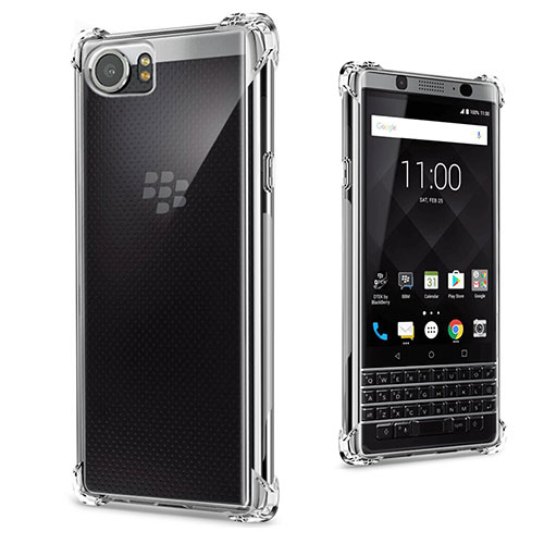 Ultra-thin Transparent TPU Soft Case Cover for Blackberry KEYone Clear