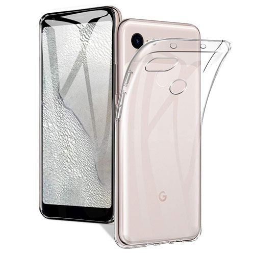 Ultra-thin Transparent TPU Soft Case Cover for Google Pixel 3a XL Clear