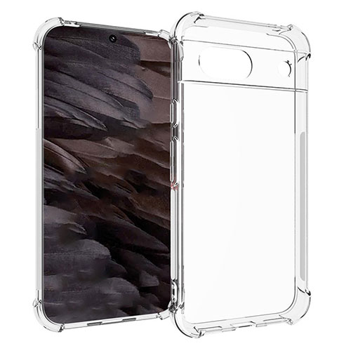 Ultra-thin Transparent TPU Soft Case Cover for Google Pixel 8a 5G Clear