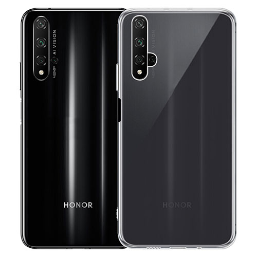 Ultra-thin Transparent TPU Soft Case Cover for Huawei Honor 20 Clear