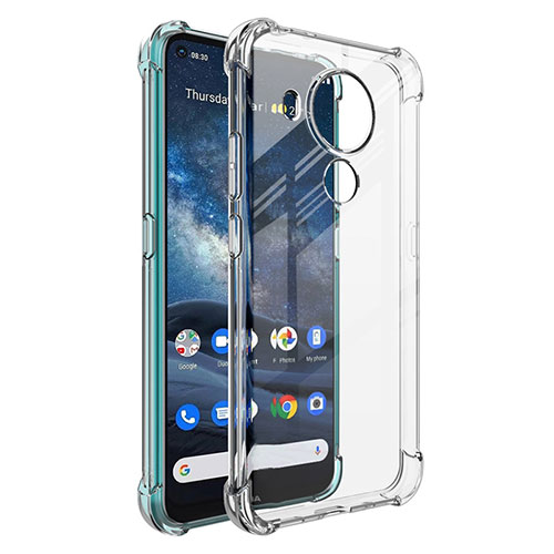 Ultra-thin Transparent TPU Soft Case Cover for Nokia 7.3 Clear