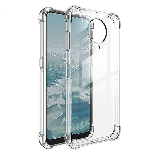 Ultra-thin Transparent TPU Soft Case Cover for Nokia G10 Clear