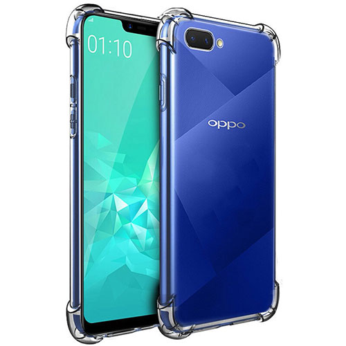 Ultra-thin Transparent TPU Soft Case Cover for Oppo A5 Clear