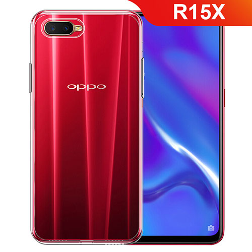 Ultra-thin Transparent TPU Soft Case Cover for Oppo R15X Clear