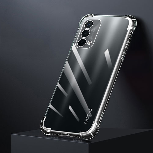 Ultra-thin Transparent TPU Soft Case Cover for Oppo Reno6 Lite Clear