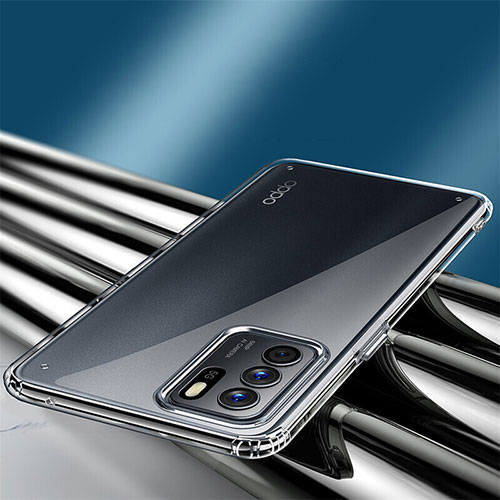 Ultra-thin Transparent TPU Soft Case Cover for Oppo Reno6 Z 5G Clear