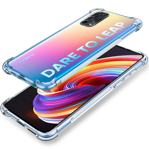 Ultra-thin Transparent TPU Soft Case Cover for Realme Q2 Pro 5G Clear