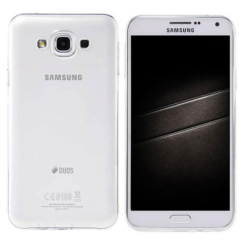 Ultra-thin Transparent TPU Soft Case Cover for Samsung Galaxy E7 SM-E700 E7000 Clear