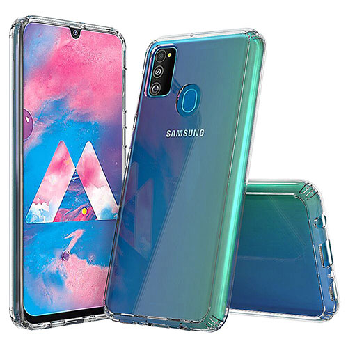 Ultra-thin Transparent TPU Soft Case Cover for Samsung Galaxy M21 Clear