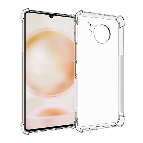 Ultra-thin Transparent TPU Soft Case Cover for Sharp Aquos Sense7 Plus Clear