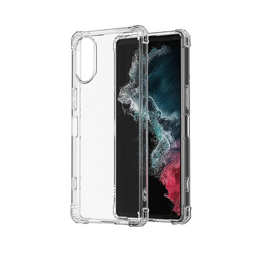 Ultra-thin Transparent TPU Soft Case Cover for Sony Xperia 5 V Clear