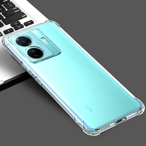 Ultra-thin Transparent TPU Soft Case Cover for Vivo iQOO Z6 Pro 5G Clear