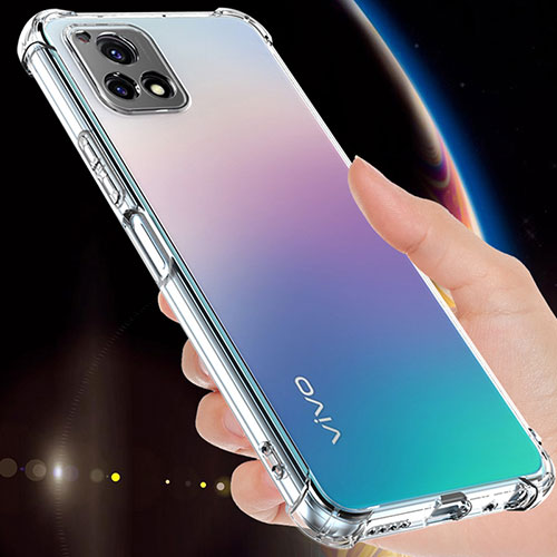 Ultra-thin Transparent TPU Soft Case Cover for Vivo Y31s 5G Clear