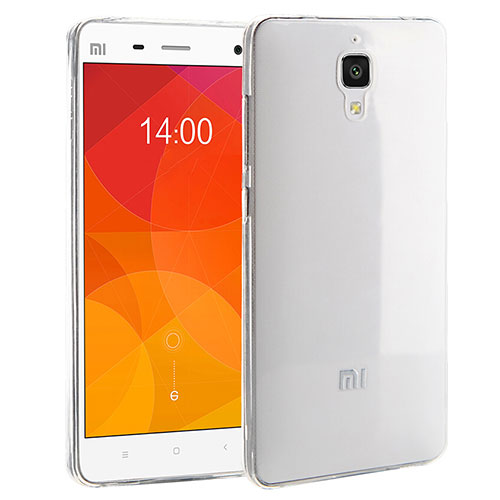 Ultra-thin Transparent TPU Soft Case Cover for Xiaomi Mi 4 Clear