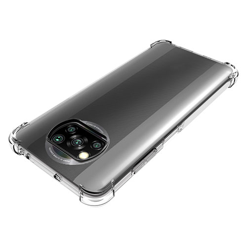 Ultra-thin Transparent TPU Soft Case Cover for Xiaomi Poco X3 Clear