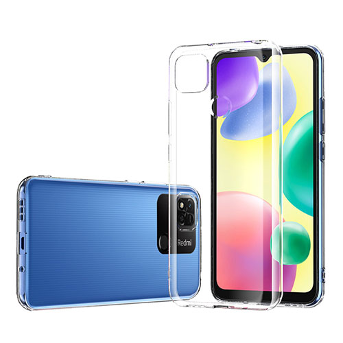 Ultra-thin Transparent TPU Soft Case Cover for Xiaomi Redmi 9 Activ Clear