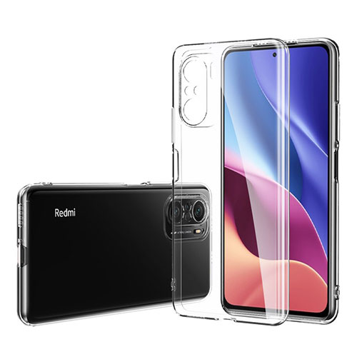 Ultra-thin Transparent TPU Soft Case Cover for Xiaomi Redmi K40 Pro+ Plus 5G Clear