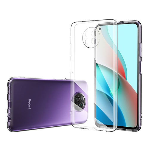 Ultra-thin Transparent TPU Soft Case Cover for Xiaomi Redmi Note 9 5G Clear