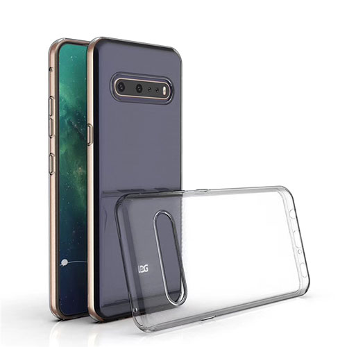 Ultra-thin Transparent TPU Soft Case Cover G01 for LG V60 ThinQ 5G Clear