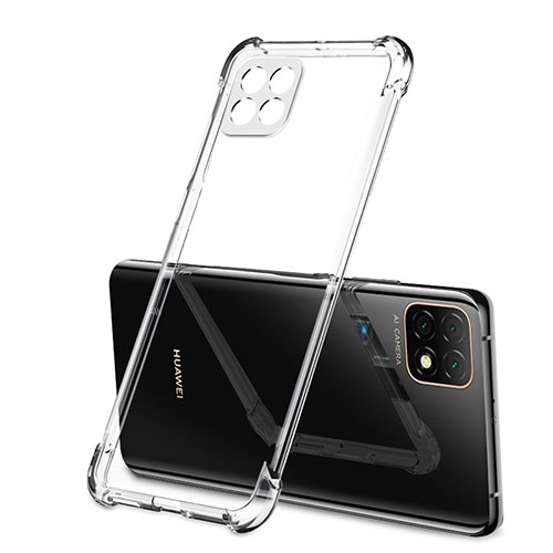 Ultra-thin Transparent TPU Soft Case Cover H01 for Huawei Enjoy 20 5G Clear