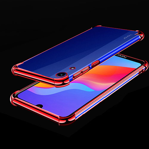 Ultra-thin Transparent TPU Soft Case Cover H01 for Huawei Honor Play 8A Red