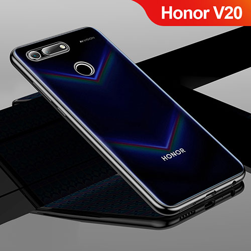 Ultra-thin Transparent TPU Soft Case Cover H01 for Huawei Honor View 20 Black