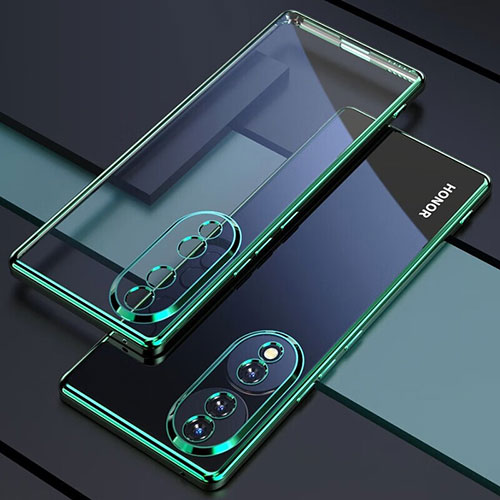 Ultra-thin Transparent TPU Soft Case Cover H01 for Huawei Honor X7b Green