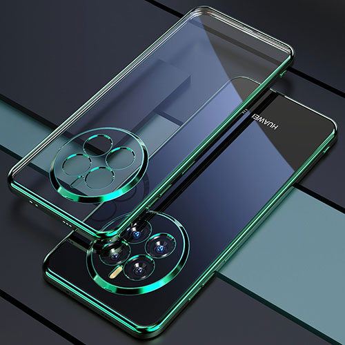 Ultra-thin Transparent TPU Soft Case Cover H01 for Huawei Mate 50 Green