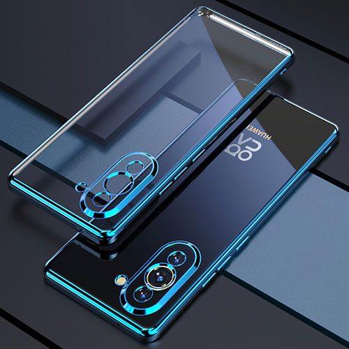 Ultra-thin Transparent TPU Soft Case Cover H01 for Huawei Nova 10 Blue