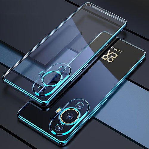 Ultra-thin Transparent TPU Soft Case Cover H01 for Huawei Nova 11 Blue