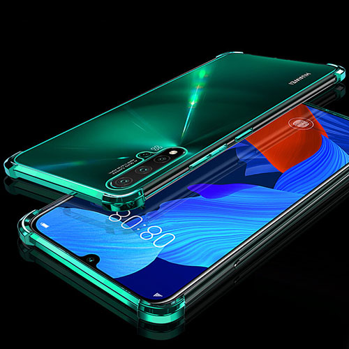 Ultra-thin Transparent TPU Soft Case Cover H01 for Huawei Nova 5 Pro Green