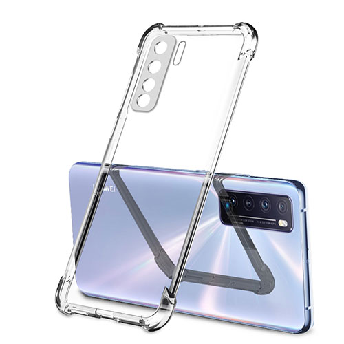 Ultra-thin Transparent TPU Soft Case Cover H01 for Huawei Nova 7 SE 5G Clear