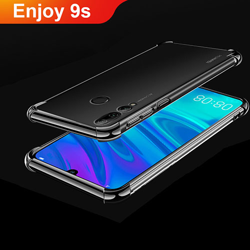 Ultra-thin Transparent TPU Soft Case Cover H01 for Huawei P Smart+ Plus (2019) Black