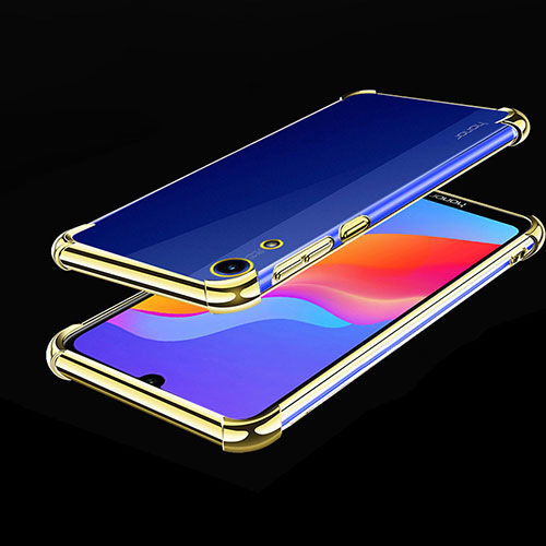 Ultra-thin Transparent TPU Soft Case Cover H01 for Huawei Y6 (2019) Gold