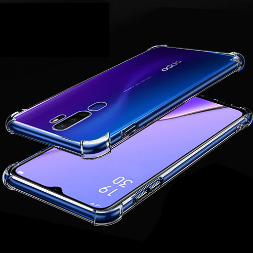 Ultra-thin Transparent TPU Soft Case Cover H01 for Oppo A9 (2020) Clear