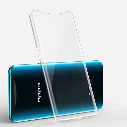 Ultra-thin Transparent TPU Soft Case Cover H01 for Oppo Find X Clear