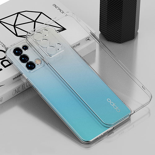 Ultra-thin Transparent TPU Soft Case Cover H01 for Oppo Reno6 Pro+ Plus 5G Clear