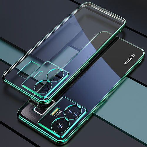 Ultra-thin Transparent TPU Soft Case Cover H01 for Realme GT Neo5 240W 5G Green