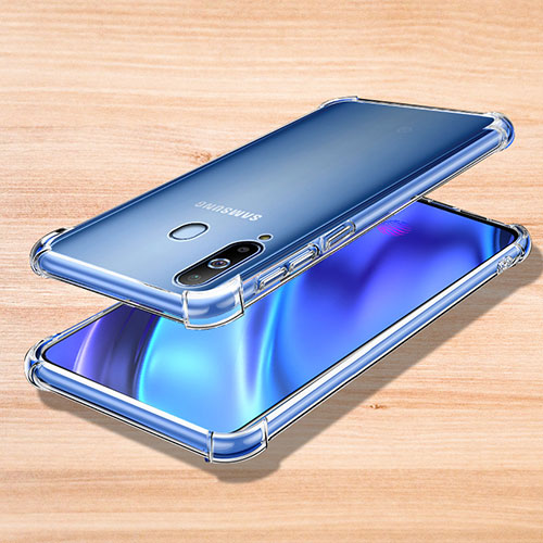 Ultra-thin Transparent TPU Soft Case Cover H01 for Samsung Galaxy A8s SM-G8870 Clear