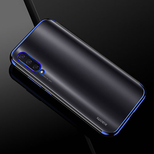 Ultra-thin Transparent TPU Soft Case Cover H01 for Xiaomi CC9e Blue