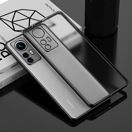 Ultra-thin Transparent TPU Soft Case Cover H01 for Xiaomi Mi 12 Pro 5G Black