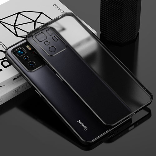 Ultra-thin Transparent TPU Soft Case Cover H01 for Xiaomi Poco X3 GT 5G Black