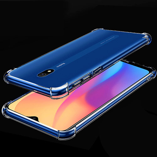 Ultra-thin Transparent TPU Soft Case Cover H01 for Xiaomi Redmi 8A Clear