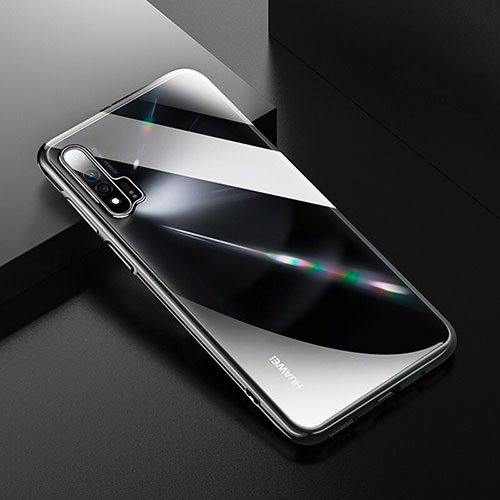 Ultra-thin Transparent TPU Soft Case Cover H02 for Huawei Nova 6 5G Black