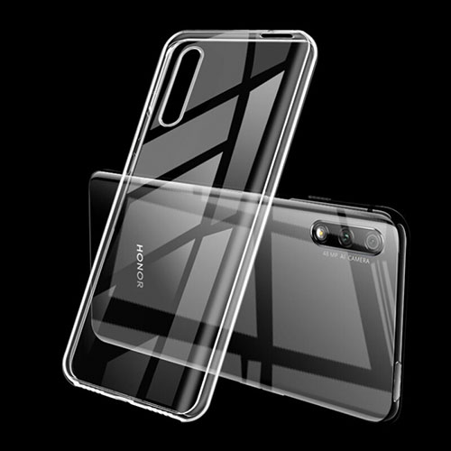 Ultra-thin Transparent TPU Soft Case Cover H02 for Huawei Y9 Prime (2019) Clear