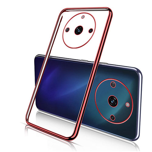 Ultra-thin Transparent TPU Soft Case Cover H02 for Realme Narzo 60 Pro 5G Red