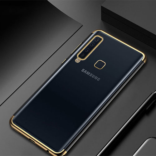 Ultra-thin Transparent TPU Soft Case Cover H02 for Samsung Galaxy A9s Gold