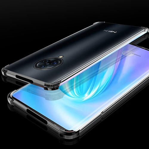 Ultra-thin Transparent TPU Soft Case Cover H02 for Vivo Nex 3S Black